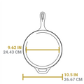 3.2 Quart Seasoned Cast Iron Combo Cooker